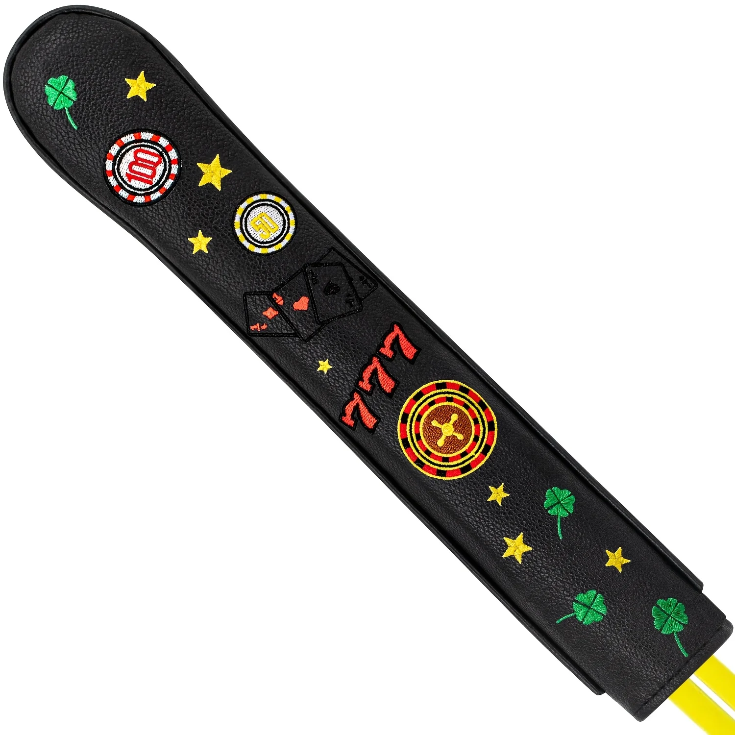 1pc Trendy Playing Card Printed Golf Directional Head Cover, Durable & Exquisite Golf Club Protector, Versatile Golf Gear