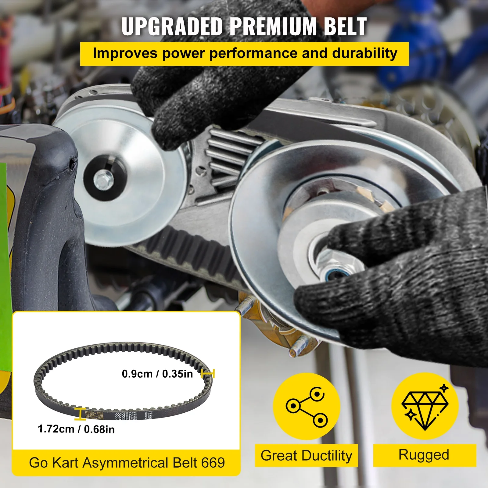 Go Kart Torque Converter Kit CVT Clutch 3/4\