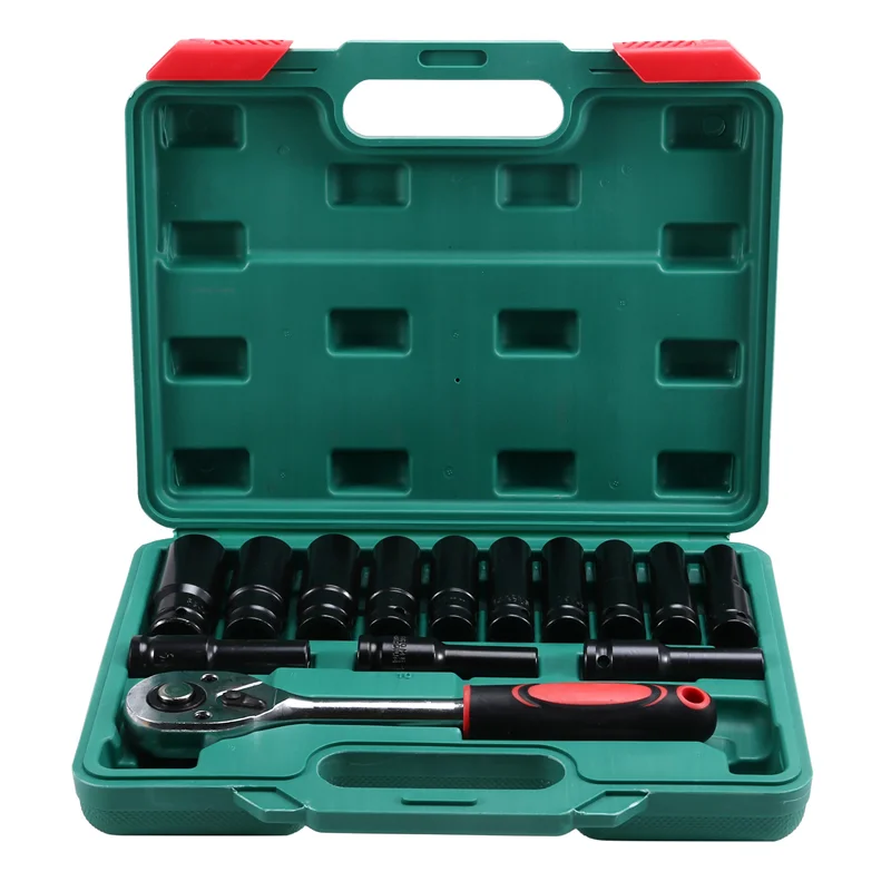 -A14E Extender Ratsche Drehmoment Sockel Sechseckige Verlängerungshülse Auto Reparatur Hardware Toolbox Steckschlüssel Set
