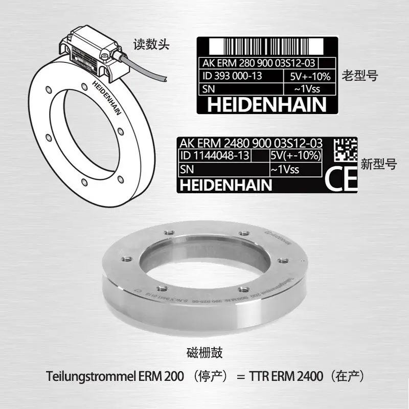 New HEIDENHAIN encoder reading head AK ERM2480 900/1024/1200/1400/2048 1PCS