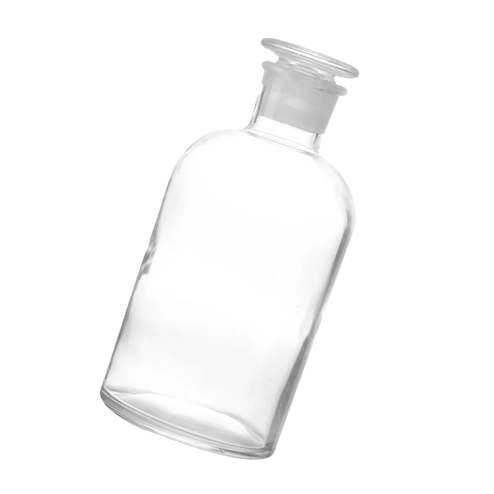 

1Pcs Narrow Mouth Glass Reagent Bottle Frosted Stopper Heat Resistant for Laboratory Chemical Storage Sample Bottle