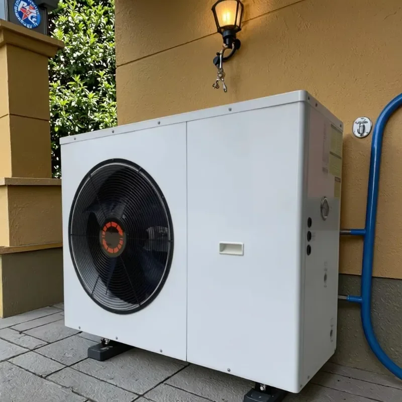 North America Certified High Efficiency 10KW Electric  Inverter Heat Pump Air-to-Water Temperature Contro