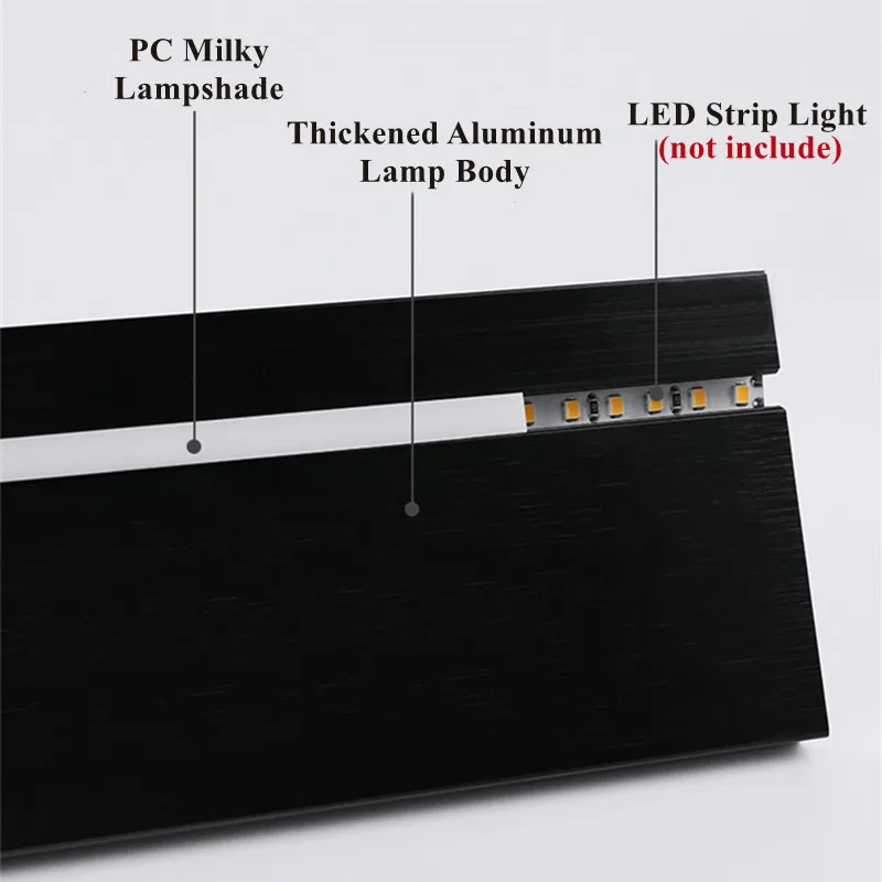 Imagem -04 - Luz de Tira Linear do Perfil de Alumínio Linha de Rodapé Led Rodapé Montado na Superfície Canto Leitoso Decoração da Escada H100 mm 1m por Peça