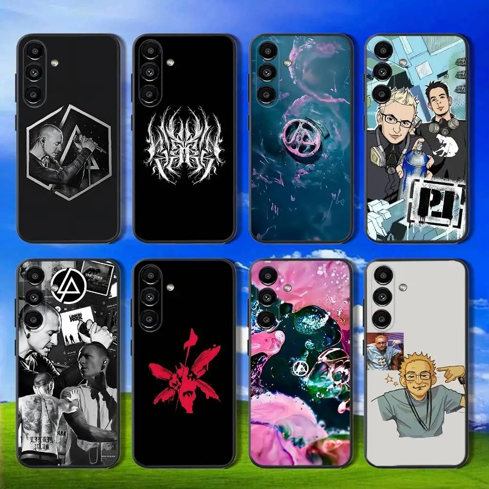 

Rock L-Linkin P-Park Band Phone Case For Samsung Galaxy A13,A21s,A22,A31,A32,A52,A53,A71,A80,Soft Black Shell