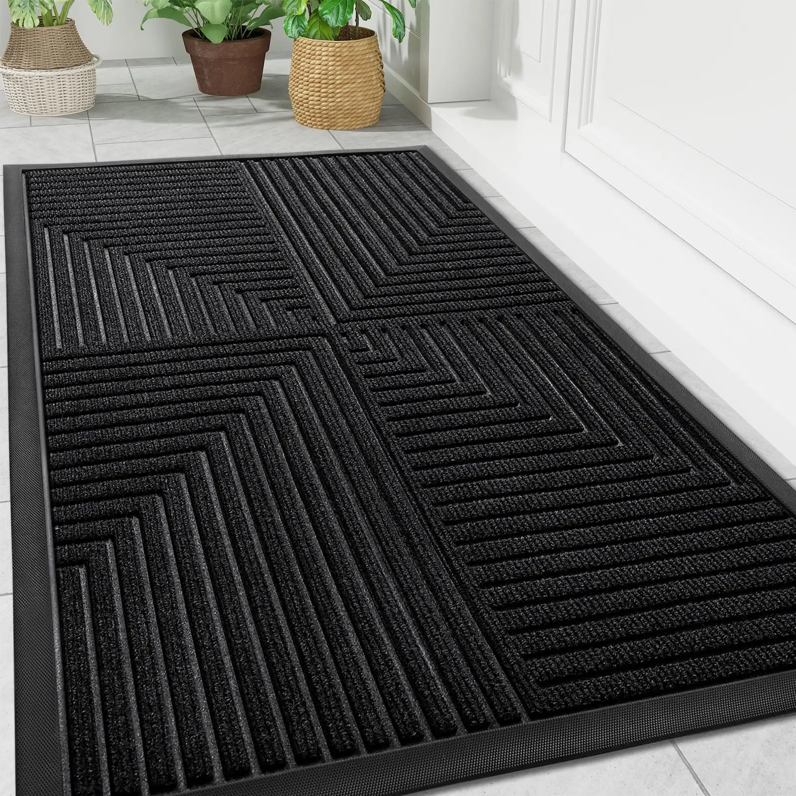 Oanly Entrance Door Carpets Indoor Outdoor Heavy Duty Floor Mats Kitchen Batroom Non-slip Doormats Easy Clean Entryway Floor Mat