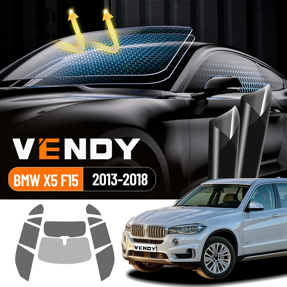 

For BMW X5 F15 2013-2018 2014 2015 Pre-Cut Easy Install Car Window Tint Film Kit Solar Tinted Film Privacy,Heat & UV Protection