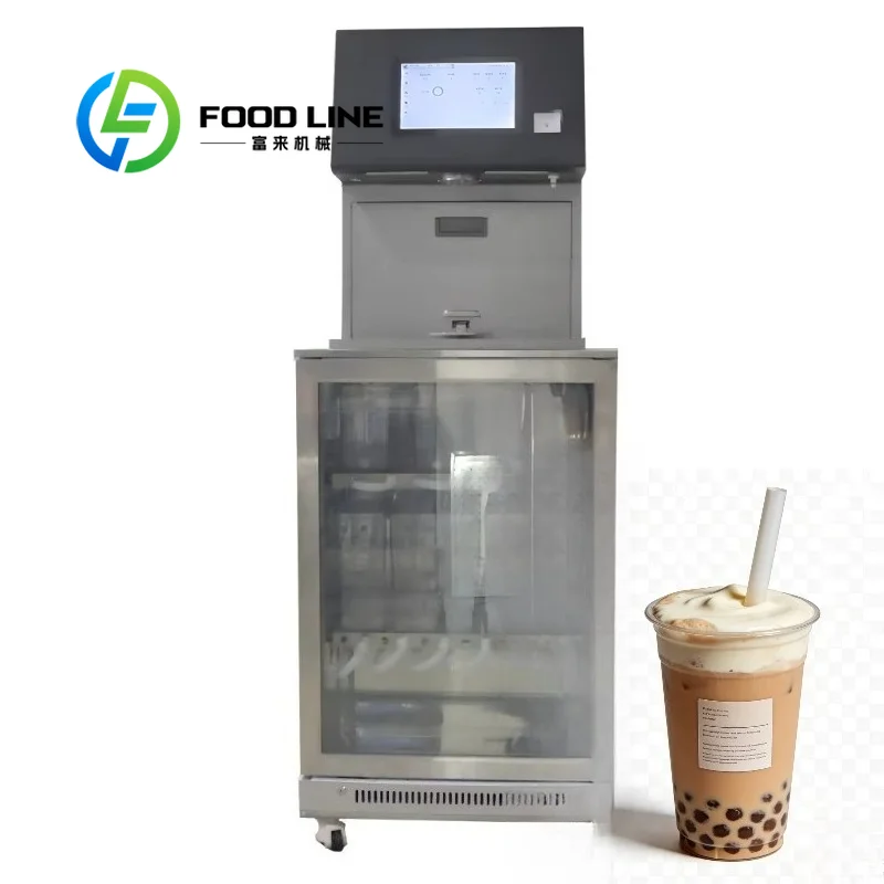 Quick Brewing Boba Tea Machine Thai Milk Tea Maker Intelligent Bubble Tea Counter Machines for Dessert Shop