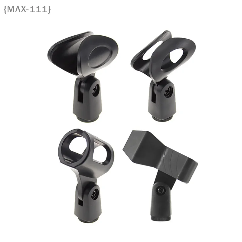 【F2-MAX111】Universal Rotatable Adjustable Microphone Clip Stand - Multifunction Portable Stage Holder Stretchable Durable for Pe