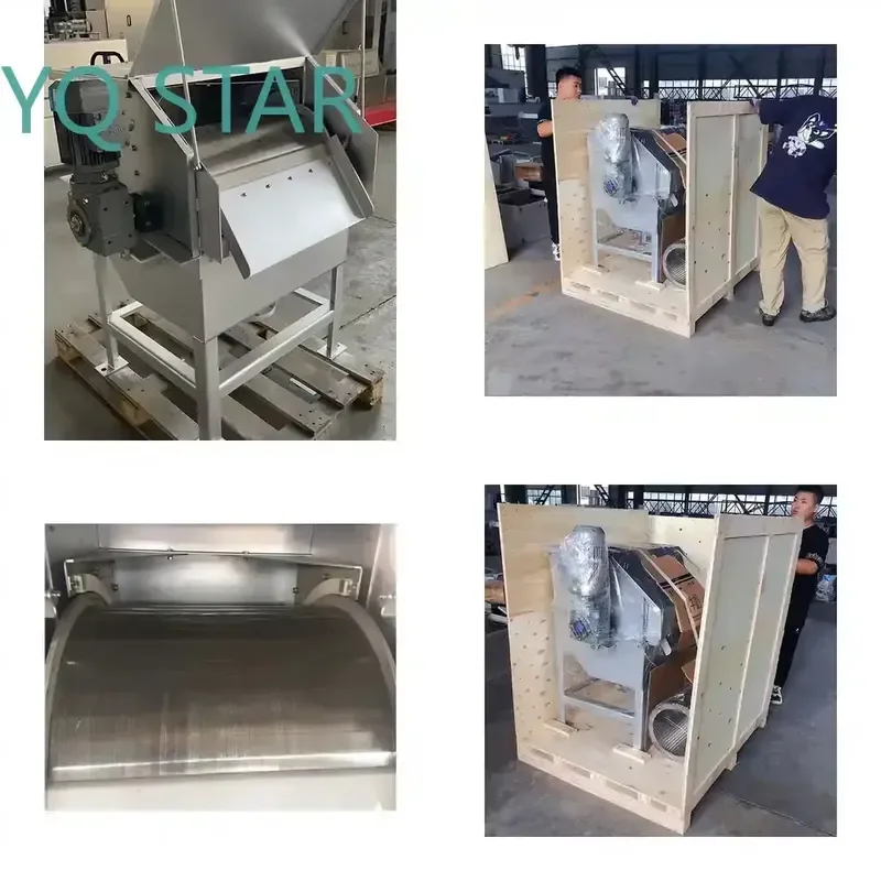 Hot Sale Factory Direct External Liquid Sieve Filter for Wastewater Treatment Rotary Drum Screen Wedge Wire Filter