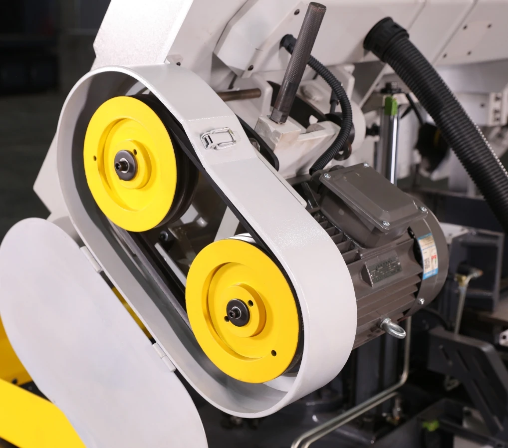 منشار زاوية دوران القطع من 0 إلى 45 درجة منشار شريطي معدني شبه أوتوماتيكي #6