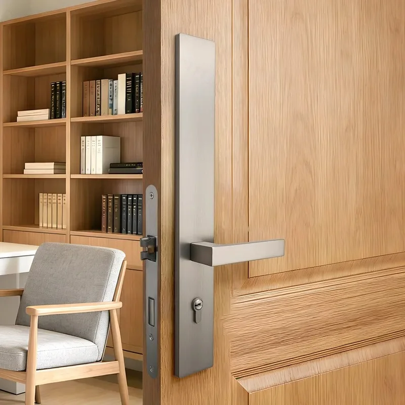 Minimalist Premium Extended Double Door Indoor Panel Lock Universal for Office Meeting Room