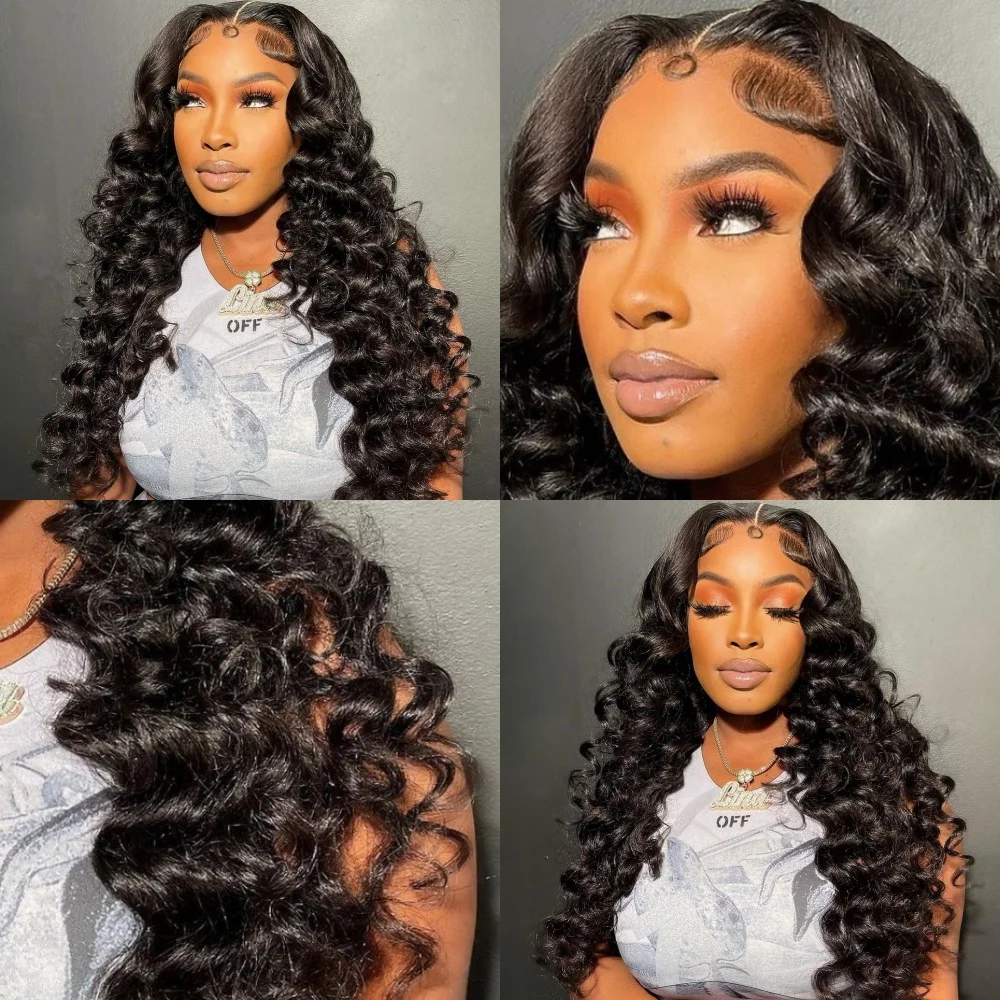 

15A Super Double Drawn Loose Deep Wave Real 13x6 HD Lace Front Wig 100% Human Hair Wig HD Lace Wigs Wear To Go Wig Glueless Wigs