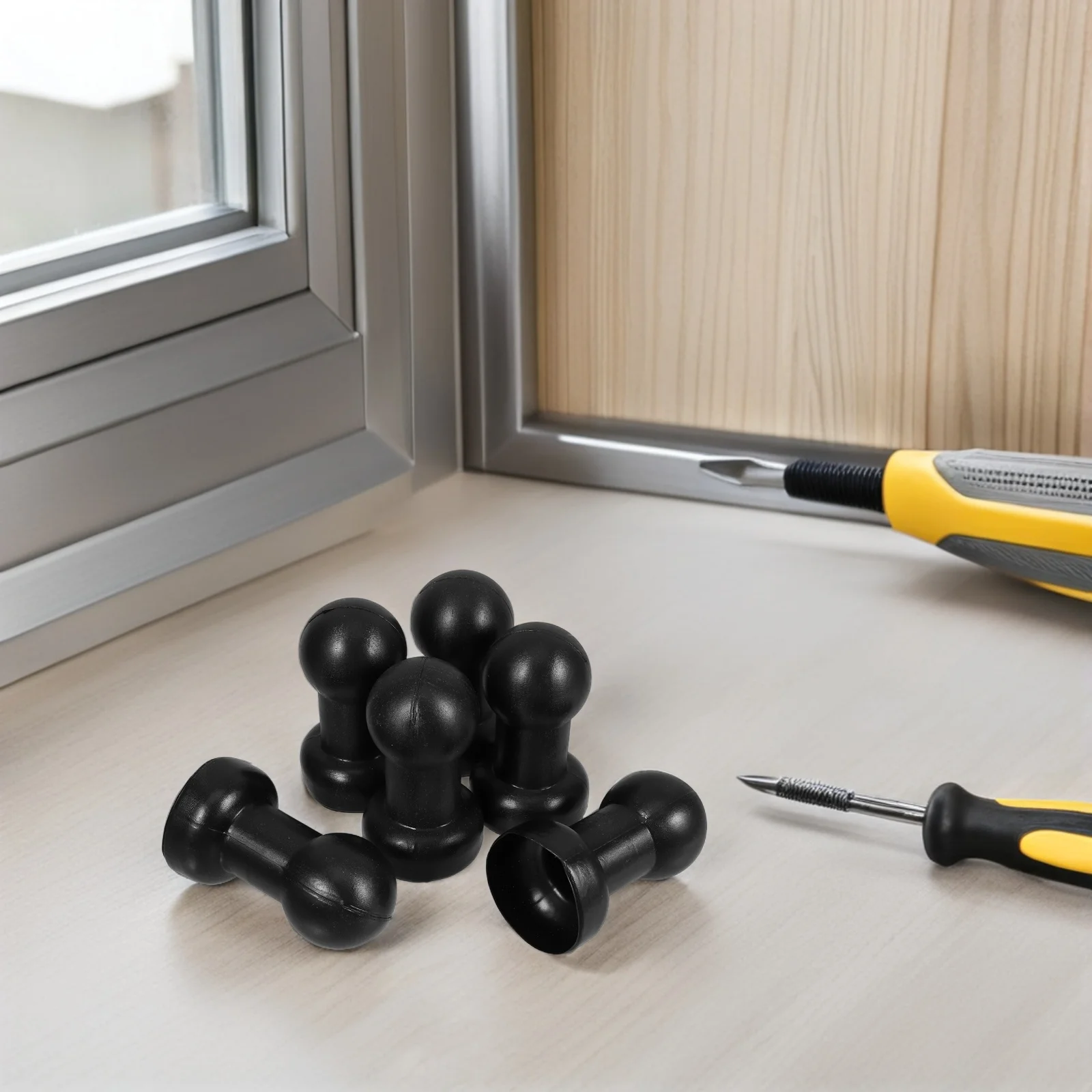 12 قطعة من أغطية القطب الواقية لأغطية على شكل الترامبولين، قطع غيار مناسبة عالمية لأنبوب إطار الضميمة #2