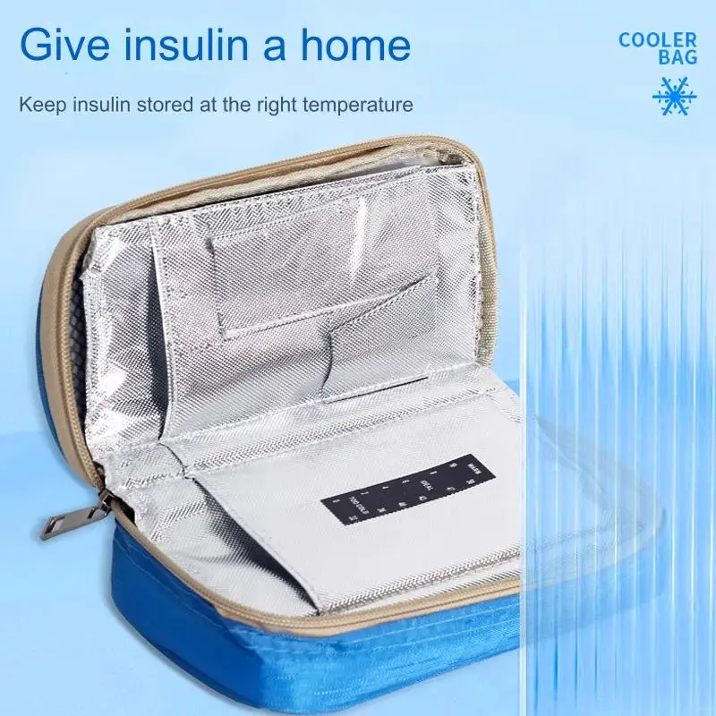 

Medical Portable Insulin Cooler Bag Insulin Refrigerator Pack Insulated Diabetic Insulin Travel Case Cooler Box Health Care