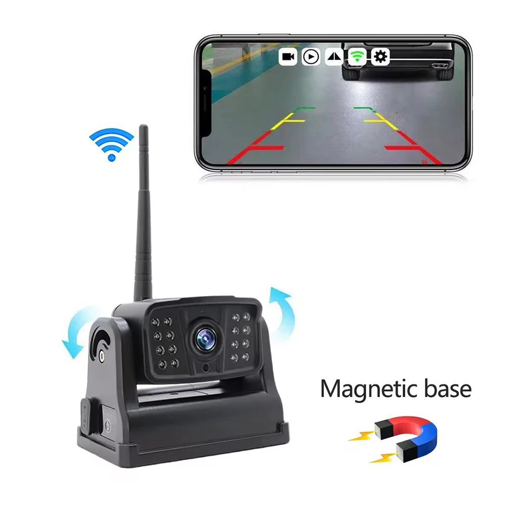

Easy Install Wireless Backup Camera For Trucks RVs And Cars Connect Camera To Smartphone To Live