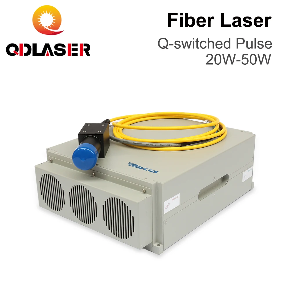 QDLASER Raycus 20W-50W Q-switched Pulse Fiber Laser Series GQM 1064nm High Quality Laser Marking Machine DIY PART