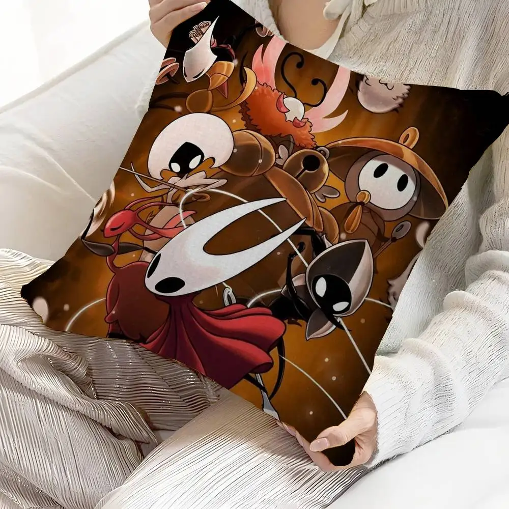 Game Anime Hollow Knight Cartoon Maple Design Cushion Cover Happy Autumn Harvest decor Holiday Decorati Pillow Cover