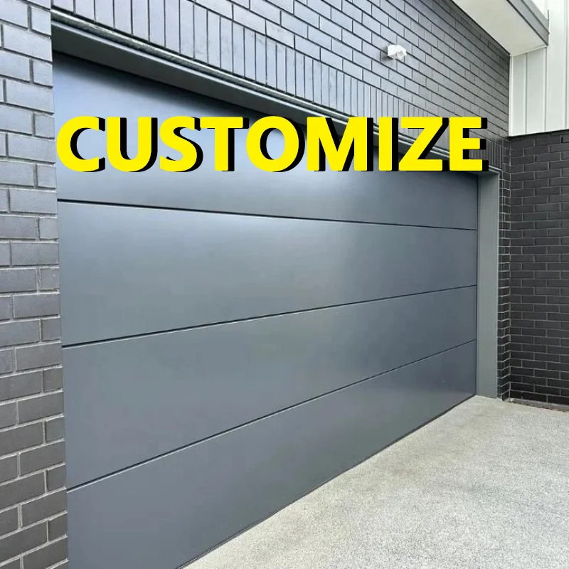 Any Size Custom Farm Storage Exclusive Aluminum Garage Door Heavy Duty Sturdy Structure Remote Auto Barn Warehouse Entry Door