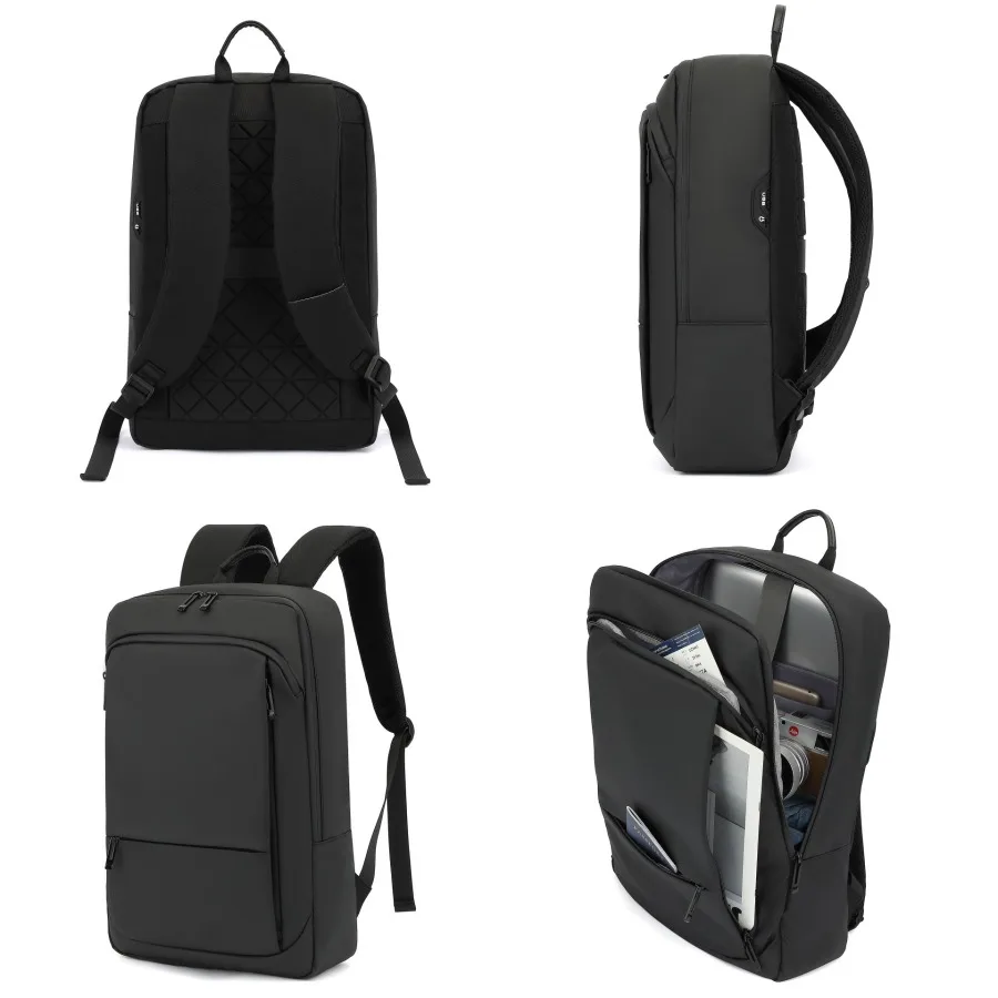

【New style】New fashionable casual light oxford cloth expandable waterproof outdoor travel backpack for men 15.6 inch backpack