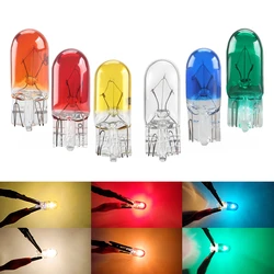 Newest W5W T10 Car Light Glass Canbus Auto Automobiles License Plate Lamp Dome Read DRL Bulb Style 12V