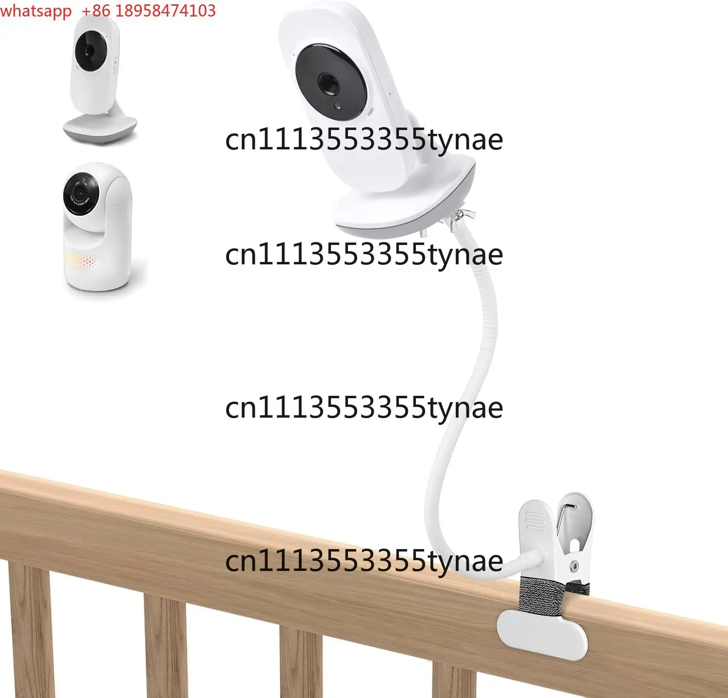 Baby Monitor Clip Mount Compatible with VT-ec-h VM819, Advanced HQ Max, Baby Camera Mount Holder with 15.8 inches