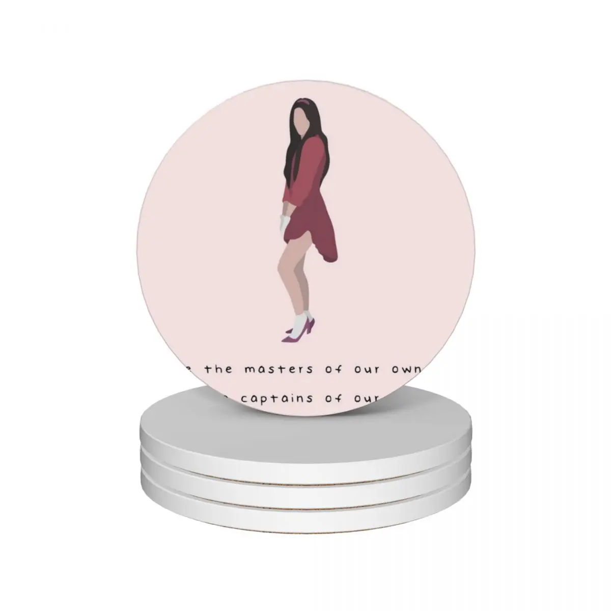 

Lana Del Rey - We're the Masters Of Our Own Fate Ceramic Coasters (Set of 4) bulk ceramic set tea cup holders Coasters