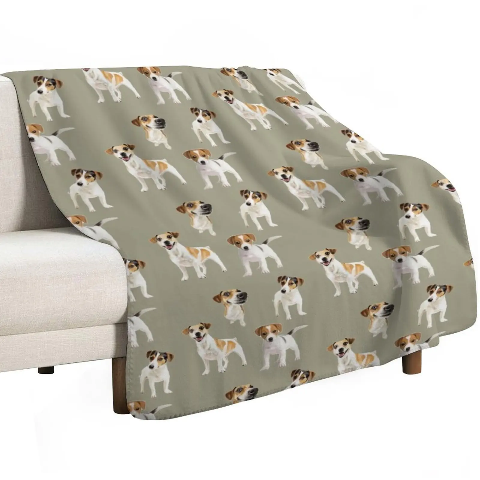 Jack Russell Terrier dogs Throw Blanket Summer Beddings Luxury Brand Thermal Flannel For Baby Bed Fashionable Blankets