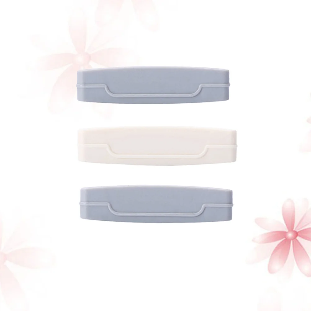 3 قطعة عصارة معجون الأسنان قسط Abs موزع أنبوب قابل لإعادة الاستخدام لمعجون الأسنان كريم اليد صبغة شعر الطارد المحمولة #6