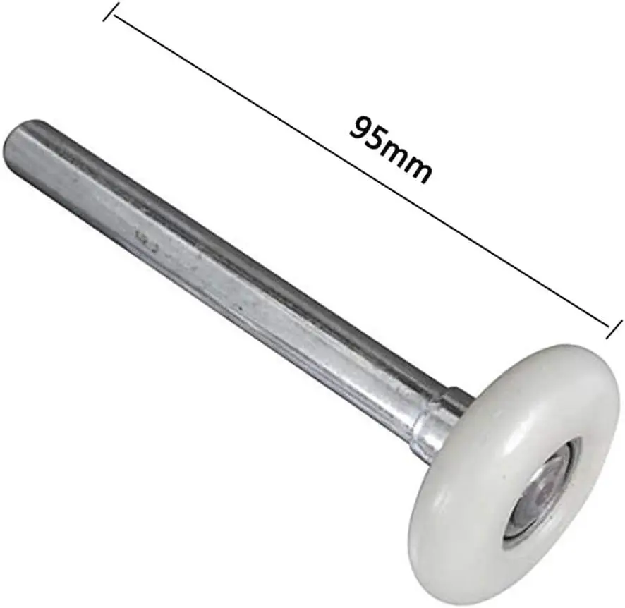 

4Pcs Nylon Garage Door Track Rollers Durable Quiet Smooth Bearing Rollers Replacement for Silent Sliding Door Operation