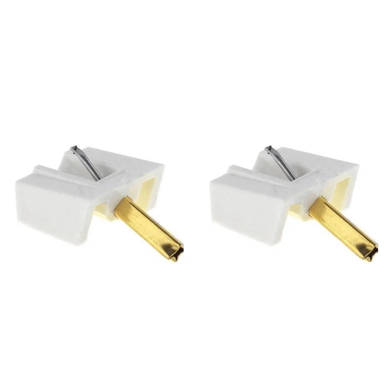 B48A 2X Gramophone Turntable Diamond Replacement Stylus For Tenorel N2001 D Pionee PL12D Goldring D100 110