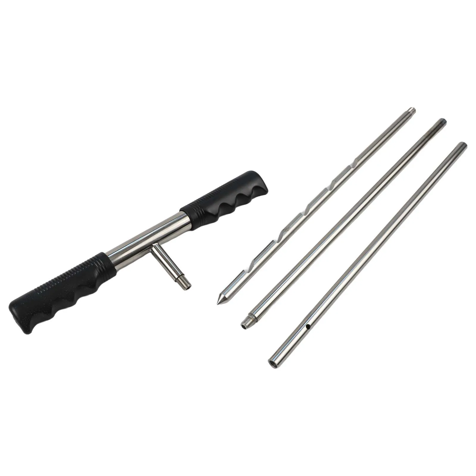 Soil Probe Soil Sample Probe Ground Probe Tool Adjustable Lengths Geological Detection Tool Agricultural Testing