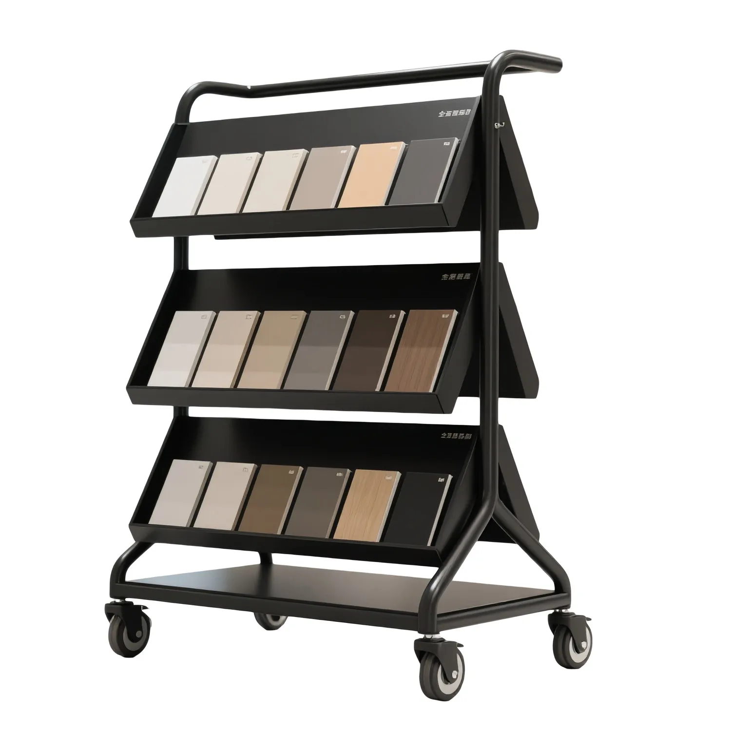 

Swatch Display Stand Stone Marble Sample Stand Cabinet Door Panel Cart Rack