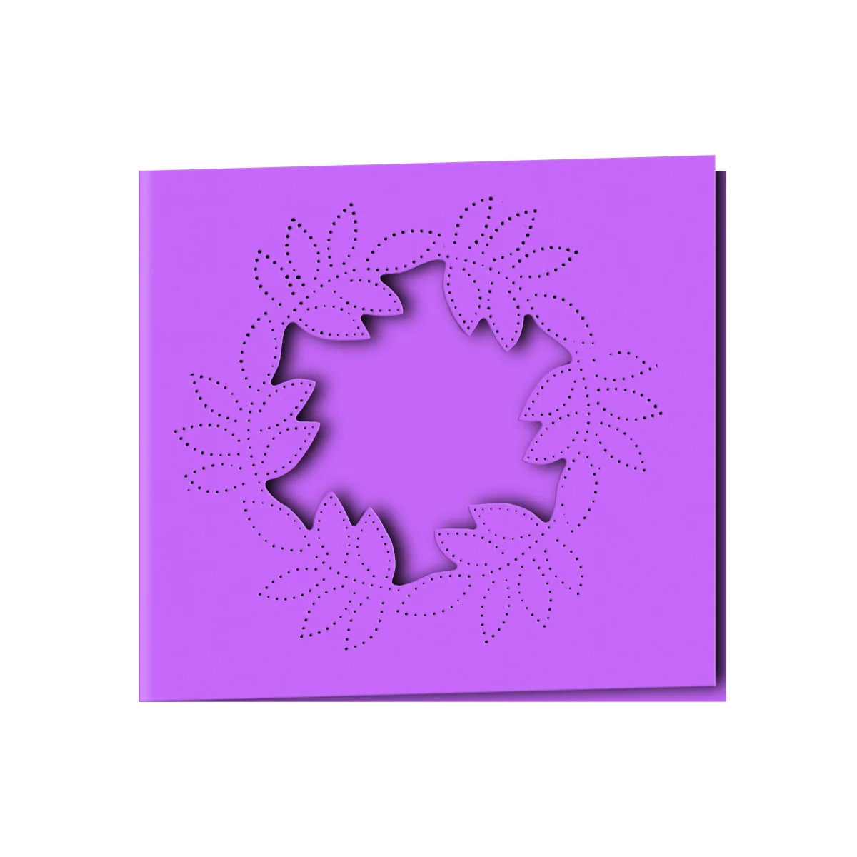 Metal Cutting Dies Leaf-shaped Embossing Scrapbooking Diy Greeting Card Edge Craft Postcard Cover Surface Decorating Cutter Mold