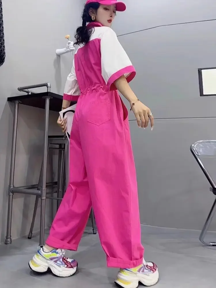 بدلة رعاة البقر النسائية الجديدة لربيع وصيف 2025 عالية الخصر