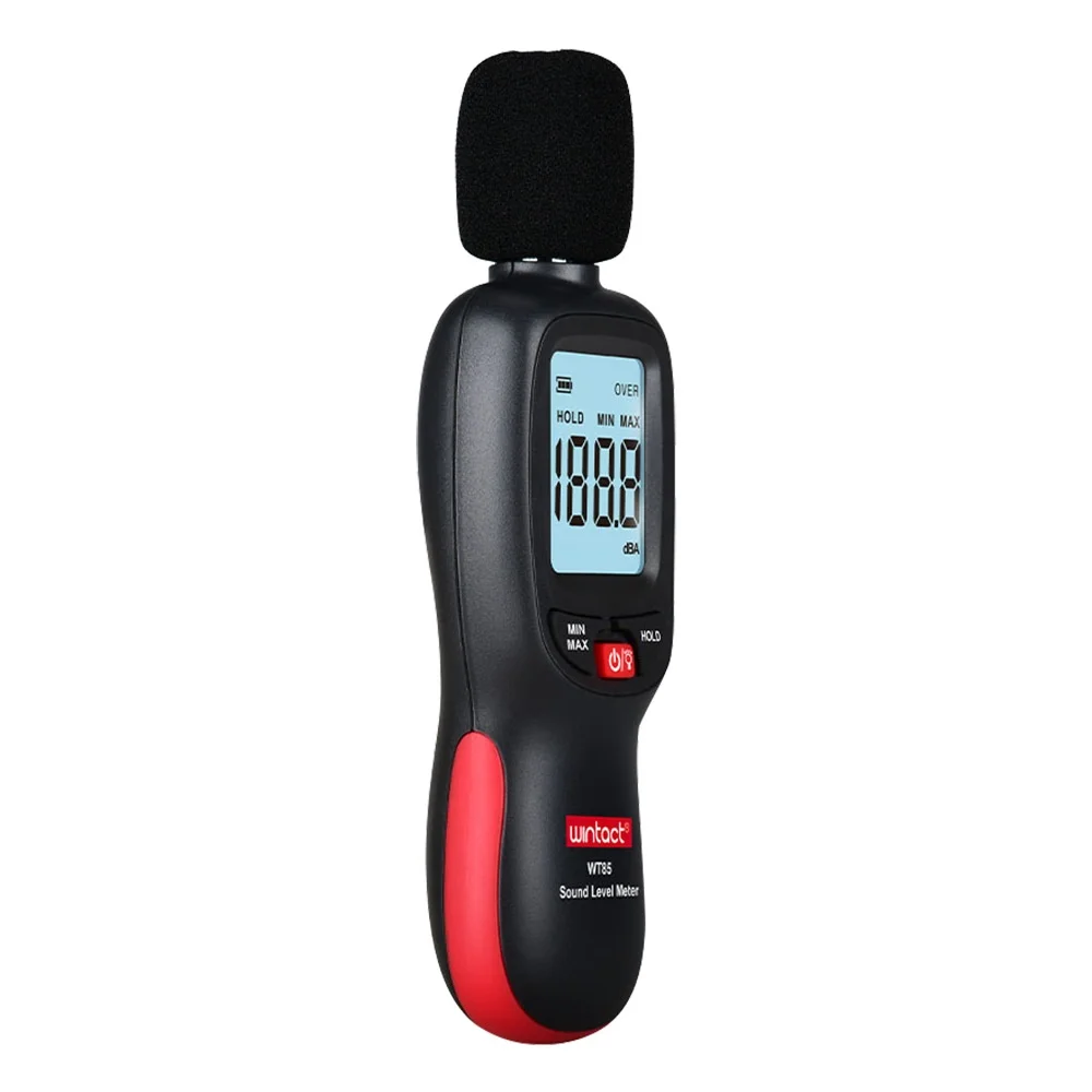 WT85B Digital Decibel Meter Sound Level Meter Noise Tester Environmental Noise Measurements Photometer 30~130dBA 1.5dB Weighting