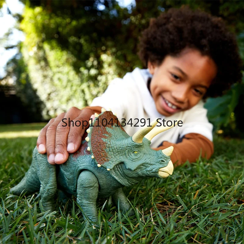 ジュラシック・ワールド ドミニオン ロアリング・プレデターズ リオプレウロドン ロアリング・トリケラトプス 攻撃動作とサウンド付き 恐竜フィギュアモデル