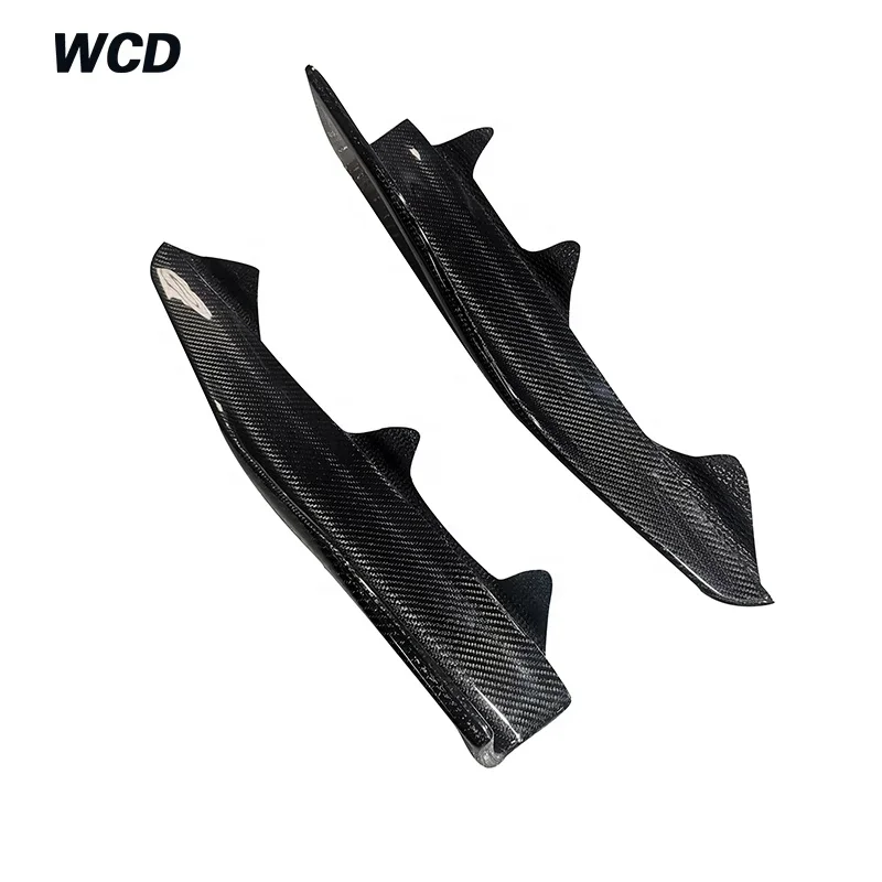 Carbon Fiber Side Skirts Car Bumper for BMW M2 M2C F87 2014-2019 MP Style Extension Splitters