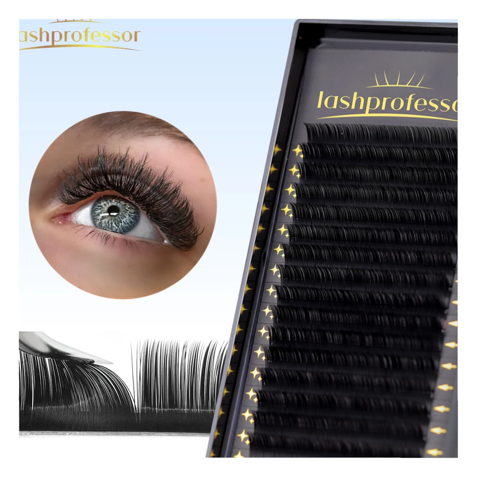 

Lashprofessor Eyelash Extensions Classic Silk Individual Eyelashes Professional Soft Lash Extensions Cilios Russian Volume Lash