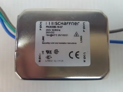 Schaffner FN2030B-16-07 Power Liner Filter 250V 50/60Hz Chassis Mount Part As-Is