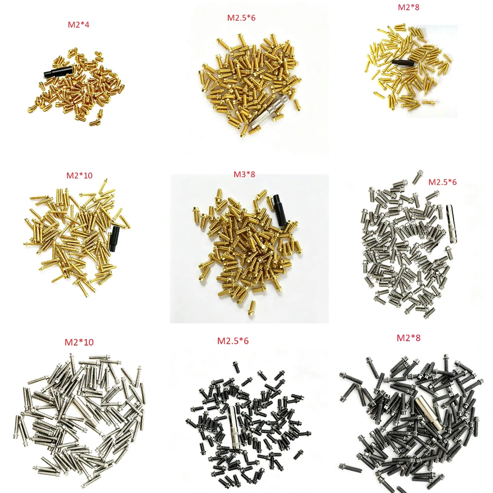 M2 M2.5 M3 Flange Hex Head Screws 1.9