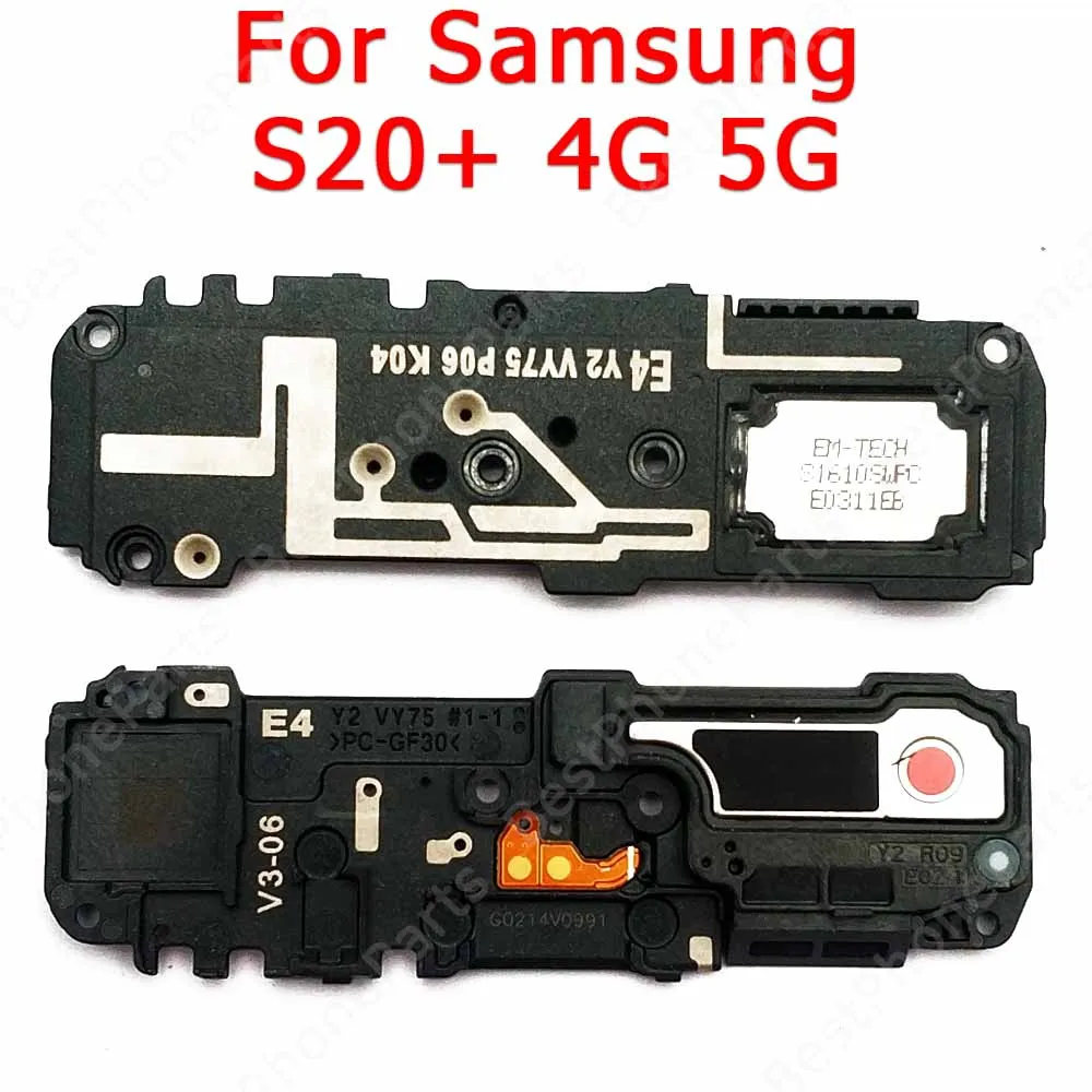 Loudspeaker For Samsung Galaxy S10 Lite S10e S20 Plus FE S21 S22 Ultra Loud Speaker Buzzer Ringer Sound Module Board