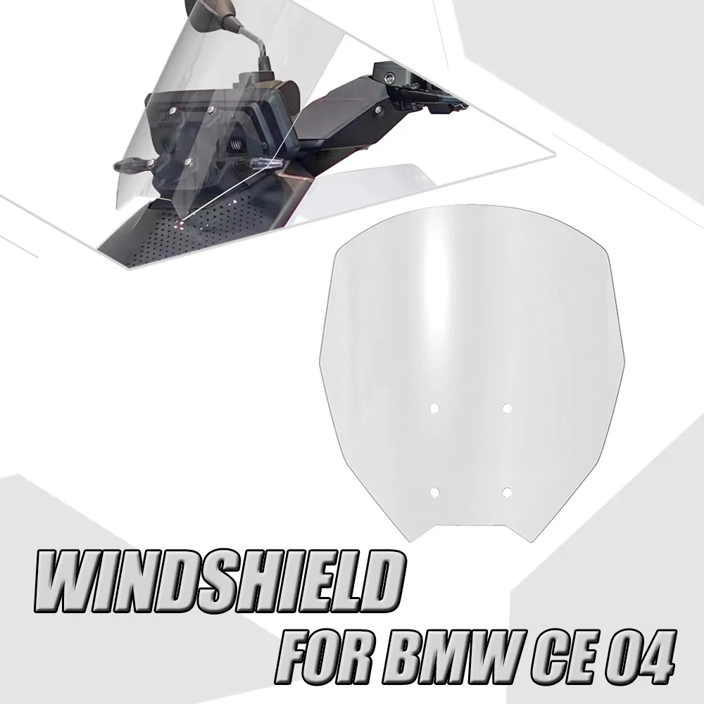 

For BMW CE 04 CE04 Special Front Windshield Modified To Heighten And Widen The Transparent Windshield Accessories BMW CE04