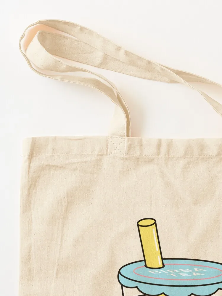 Bubble Boba Tea, Cody the Lovebird and Friends Tote Bag Reusable bags large tote bag Candy bags