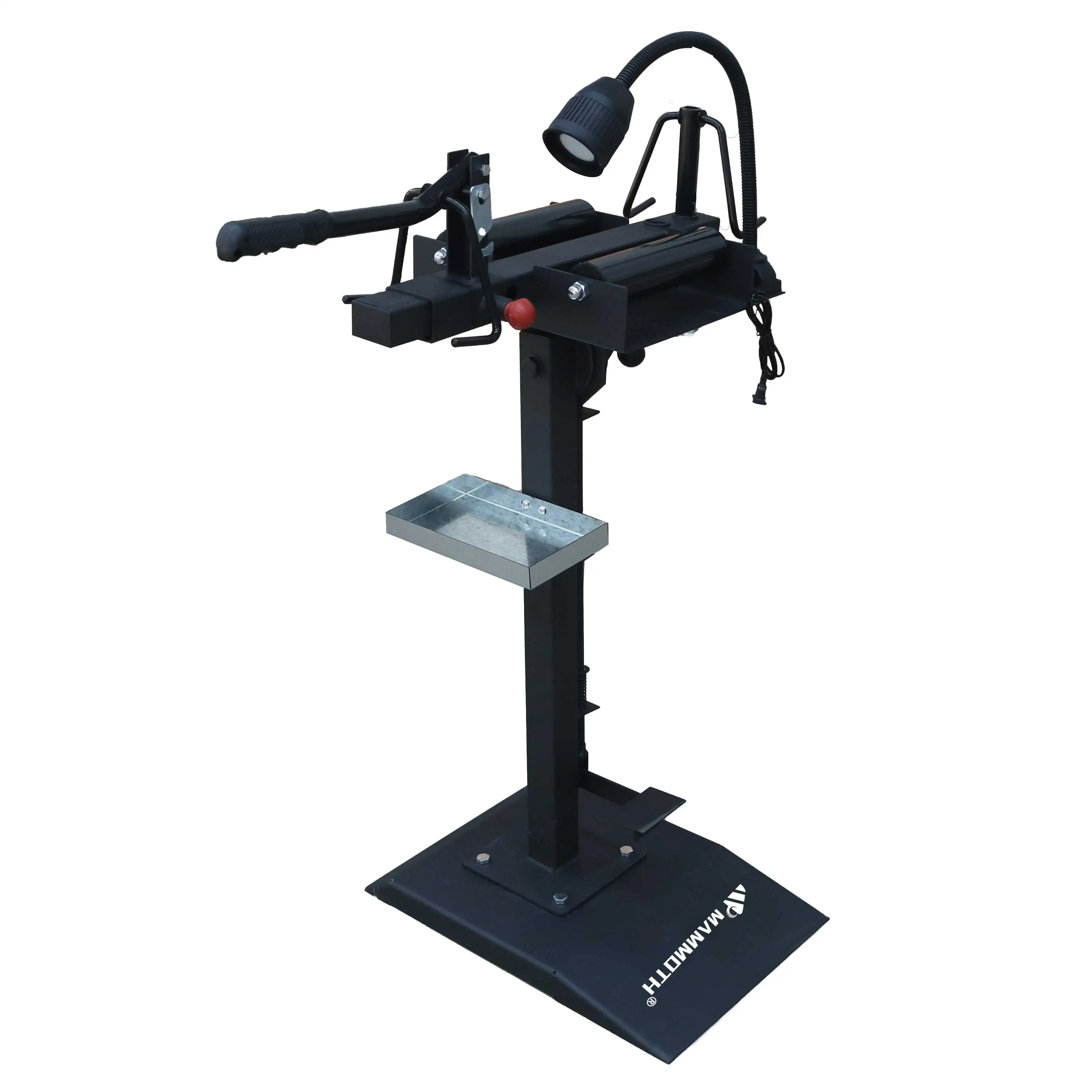 Tyre expander for car wheel repair, car tyre repair machine, tyre spreader