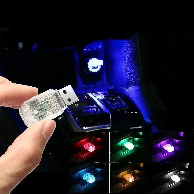 Car LED Atmosphere Light Sound Control Decorative Light USB Atmosphere Light