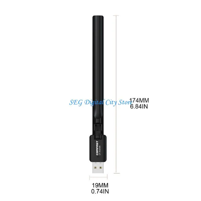 U75B CF-WU818N WiFi 수신기 USB 네트워크 카드 150m 무선 어댑터 150mbps