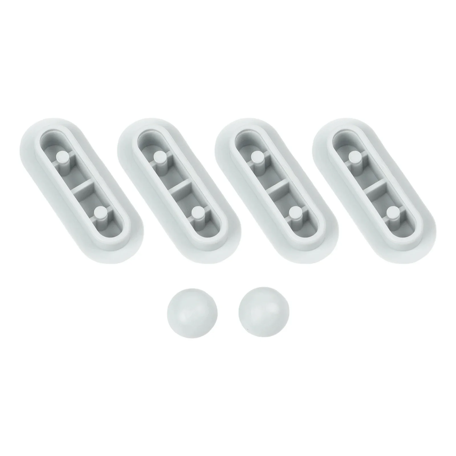 Replacement Shock Absorbing Bumpers For Toilet Seats And Lids To Minimize Contact Force And Extend Fixture Lifespan