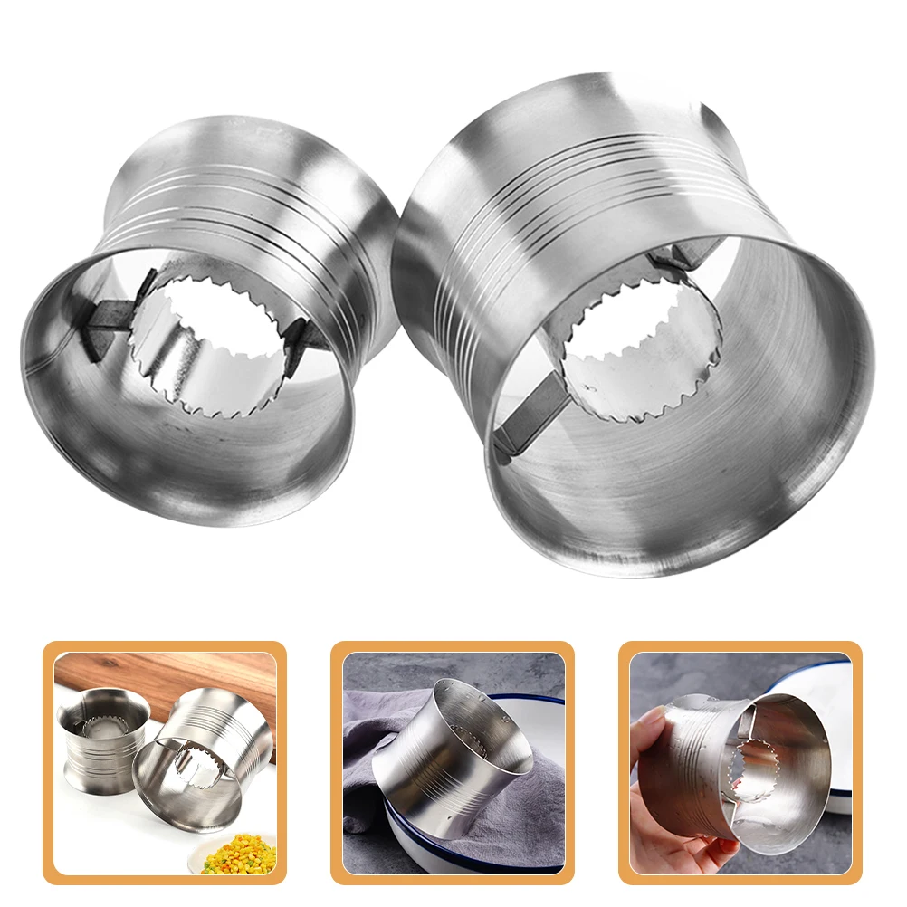 

2Pcs Corn Thresher Stainless Steel Kitchen Tool Lightweight Compact Professional Corn Remover Stripping Device Peeler
