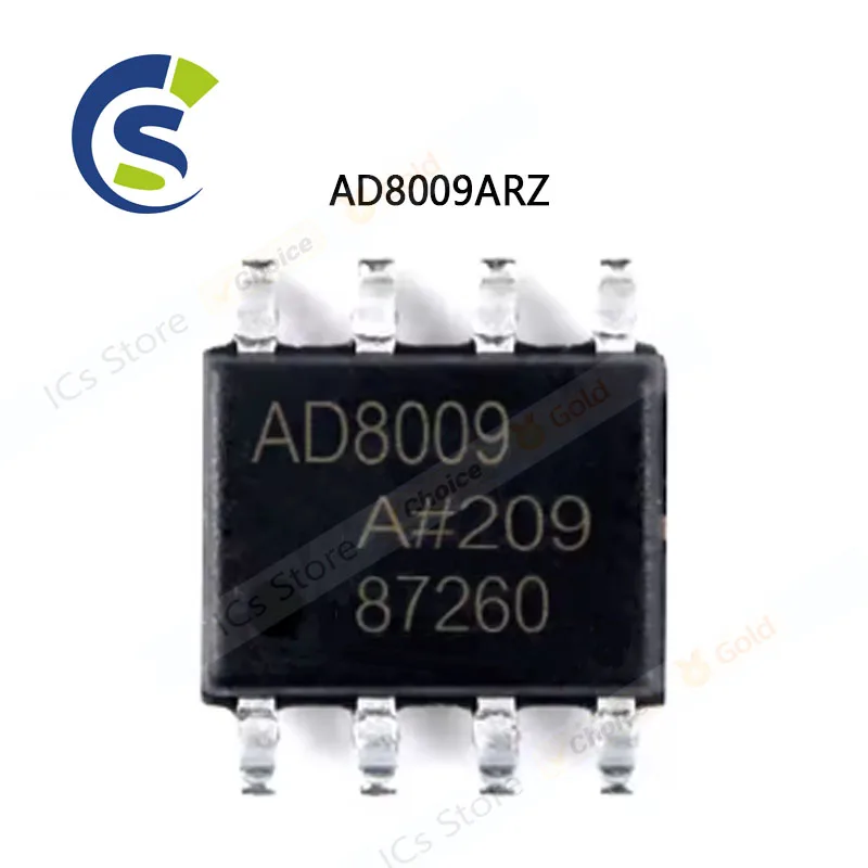 5pcs NEW ORIGINAL Low Distortion Amplifier AD8009AR AD8009 SOP-8 AD8009ARZ