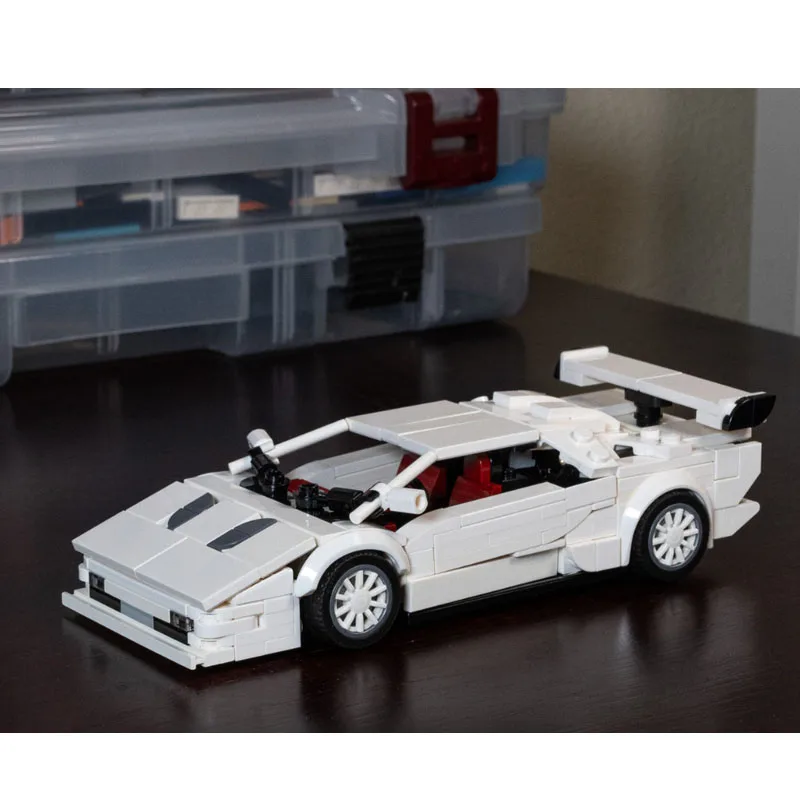 

Building Block MOC-193436 Racing Supercar Construction Assembly Toy Model 340PCS Children's Birthday Gifts Christmas Toys